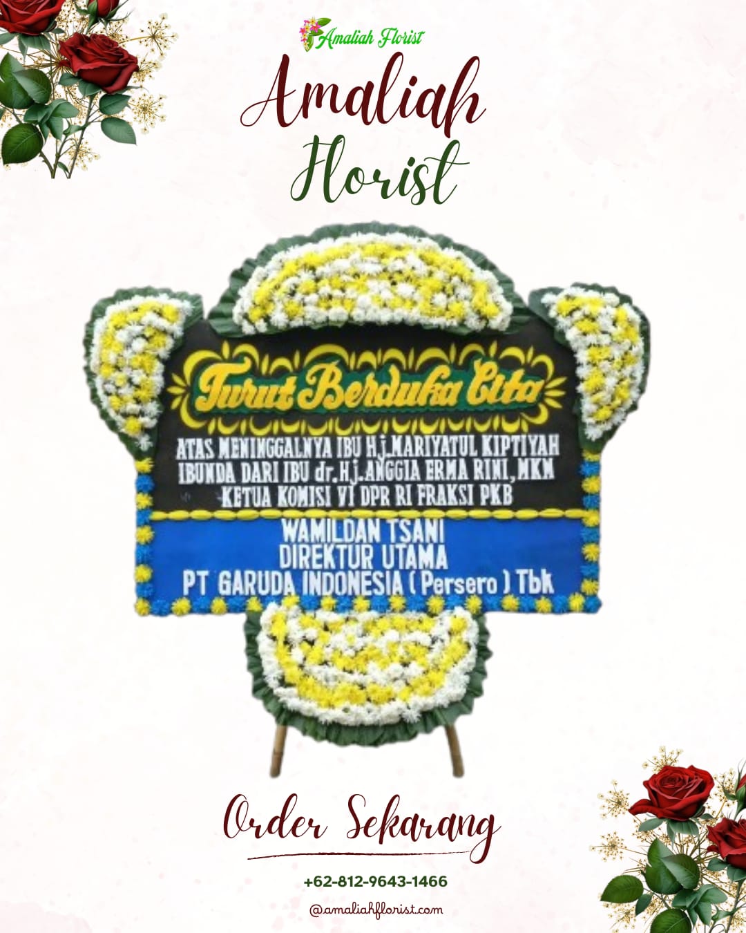Papan Bunga Duka Dumbo Raya